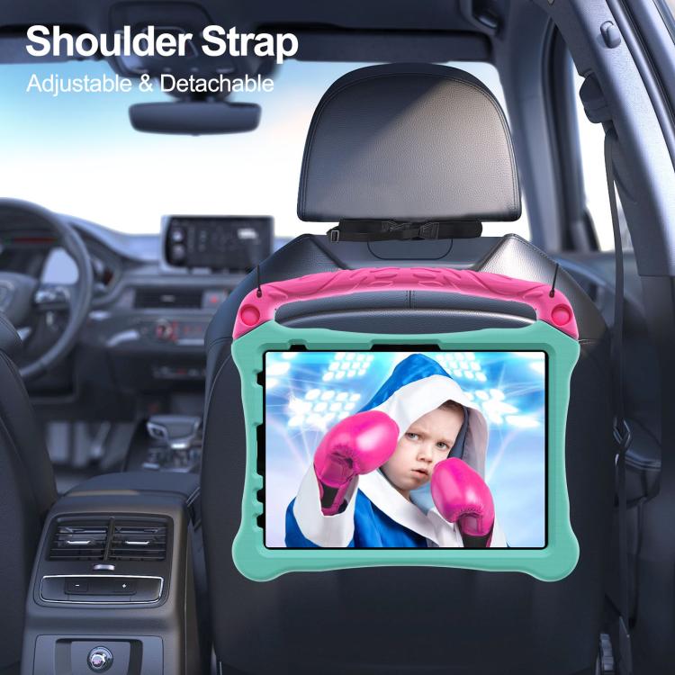 For iPad Pro 11 2025 / 2024 Boxing Series Kickstand EVA Shockproof Tablet Case with Shoulder Strap