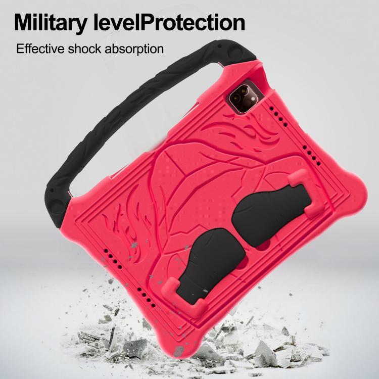For iPad Pro 11 2025 / 2024 Boxing Series Kickstand EVA Shockproof Tablet Case with Shoulder Strap