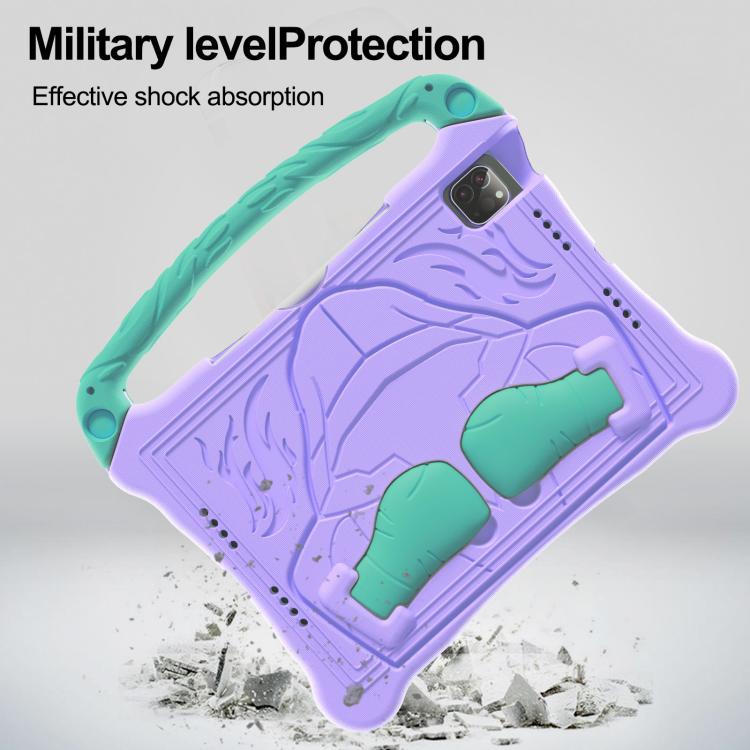 For iPad Pro 11 2025 / 2024 Boxing Series Kickstand EVA Shockproof Tablet Case with Shoulder Strap