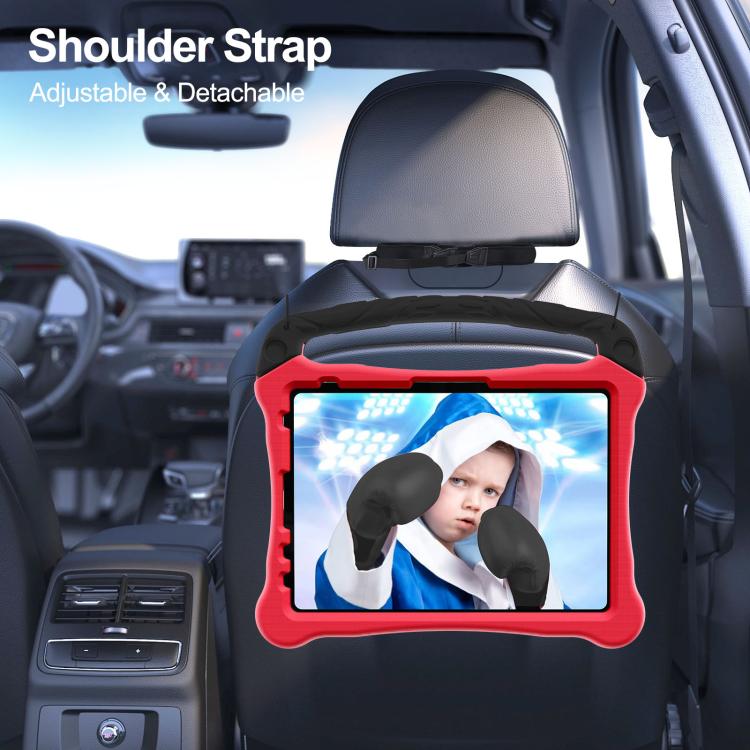 For iPad 2025 / 2022 Boxing Series Kickstand EVA Shockproof Tablet Case with Shoulder Strap