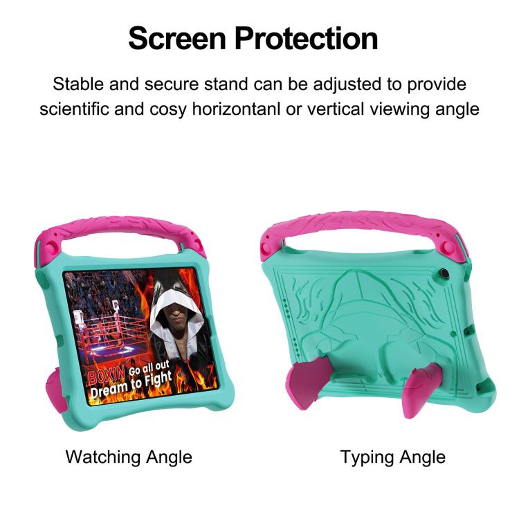 For iPad 10.2 2021 / 2020 / 2019 Boxing Series Kickstand EVA Shockproof Tablet Case with Shoulder Strap