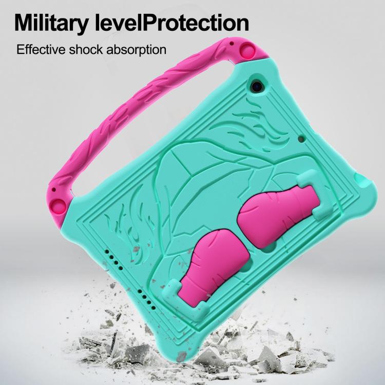 For iPad 10.2 2021 / 2020 / 2019 Boxing Series Kickstand EVA Shockproof Tablet Case with Shoulder Strap