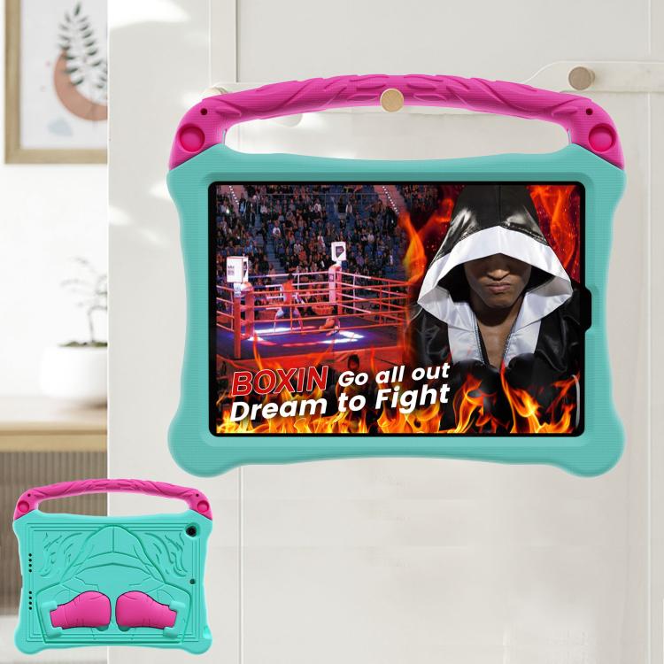 For iPad 10.2 2021 / 2020 / 2019 Boxing Series Kickstand EVA Shockproof Tablet Case with Shoulder Strap