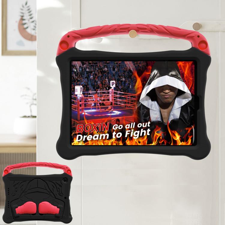 For iPad 10.2 2021 / 2020 / 2019 Boxing Series Kickstand EVA Shockproof Tablet Case with Shoulder Strap