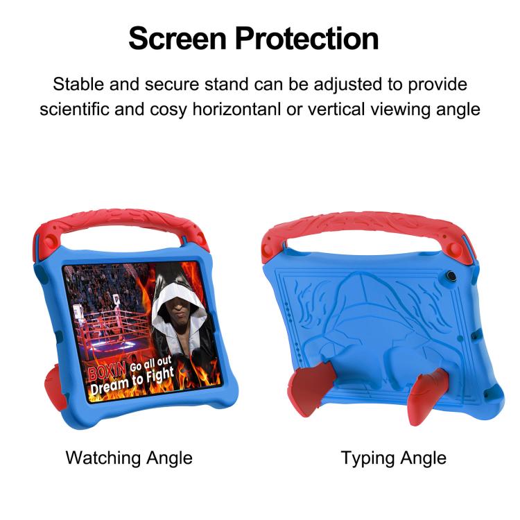 For iPad 10.2 2021 / 2020 / 2019 Boxing Series Kickstand EVA Shockproof Tablet Case with Shoulder Strap