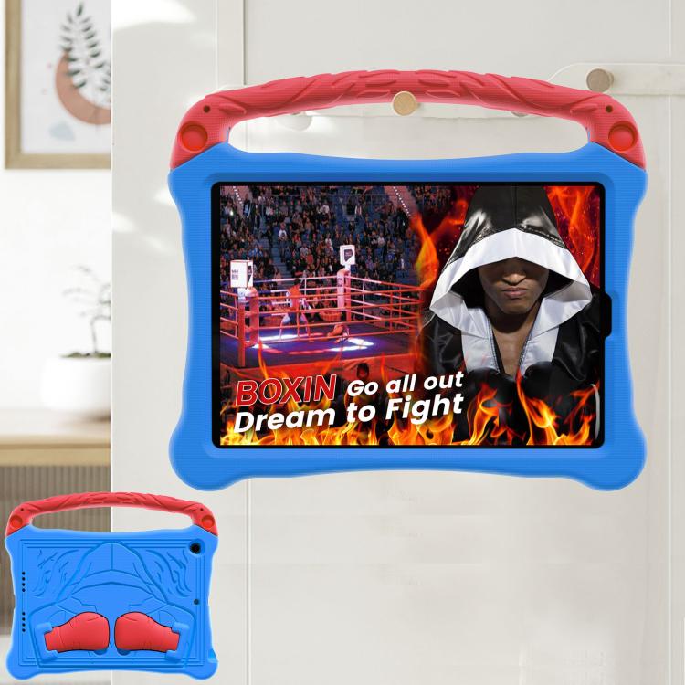 For iPad 10.2 2021 / 2020 / 2019 Boxing Series Kickstand EVA Shockproof Tablet Case with Shoulder Strap