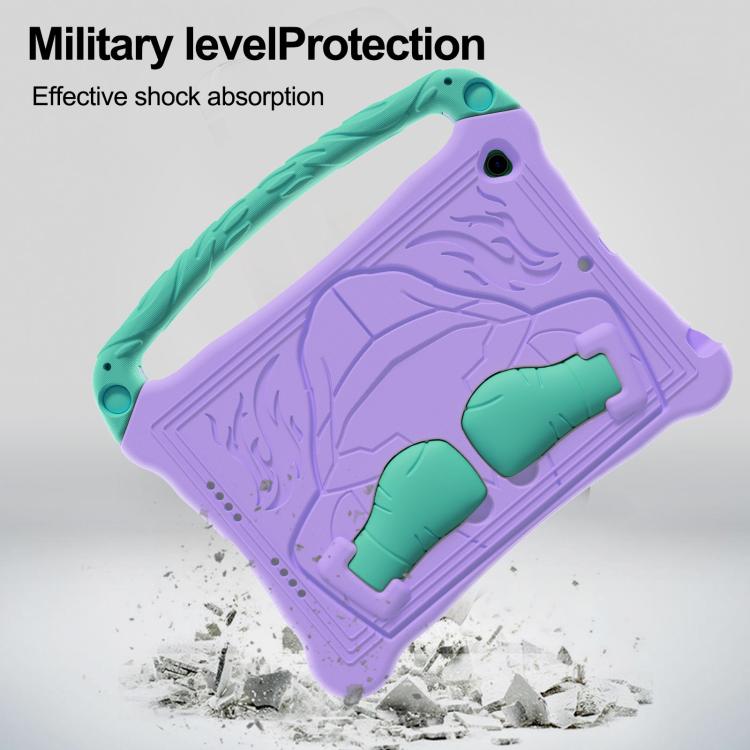 For iPad 10.2 2021 / 2020 / 2019 Boxing Series Kickstand EVA Shockproof Tablet Case with Shoulder Strap