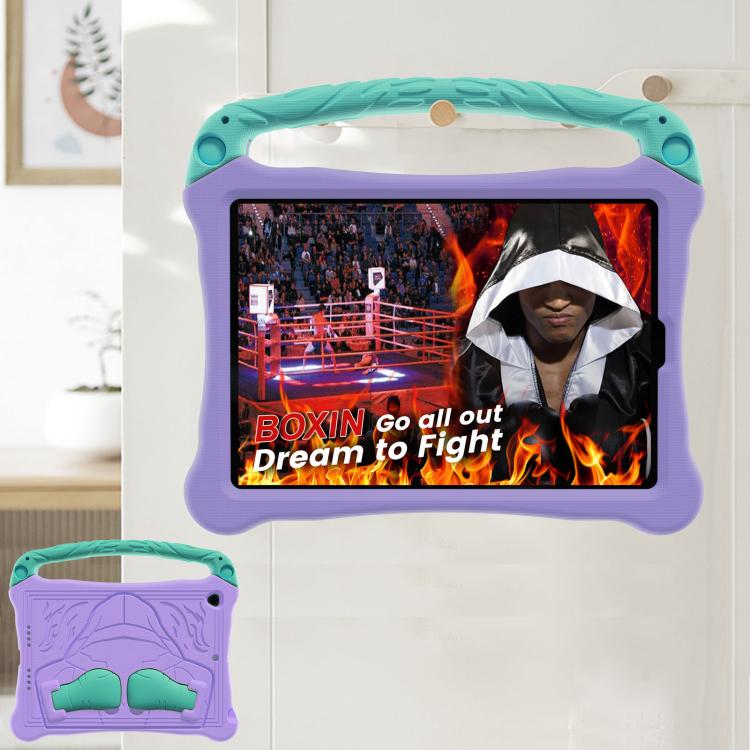 For iPad 10.2 2021 / 2020 / 2019 Boxing Series Kickstand EVA Shockproof Tablet Case with Shoulder Strap