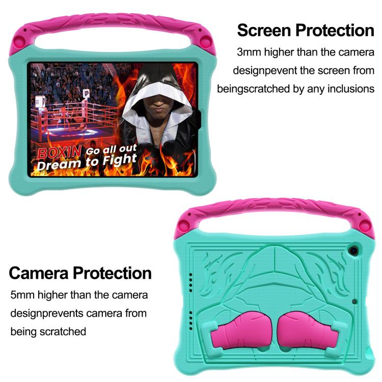 For iPad 10.5 2017 / Air 3 2019 Boxing Series Kickstand EVA Shockproof Tablet Case with Shoulder Strap