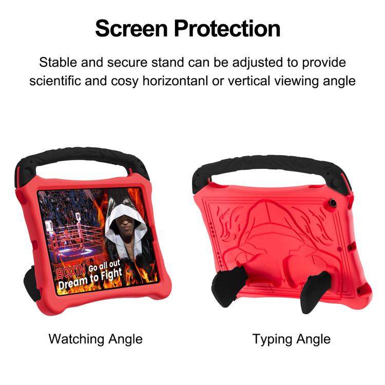 For iPad 10.5 2017 / Air 3 2019 Boxing Series Kickstand EVA Shockproof Tablet Case with Shoulder Strap
