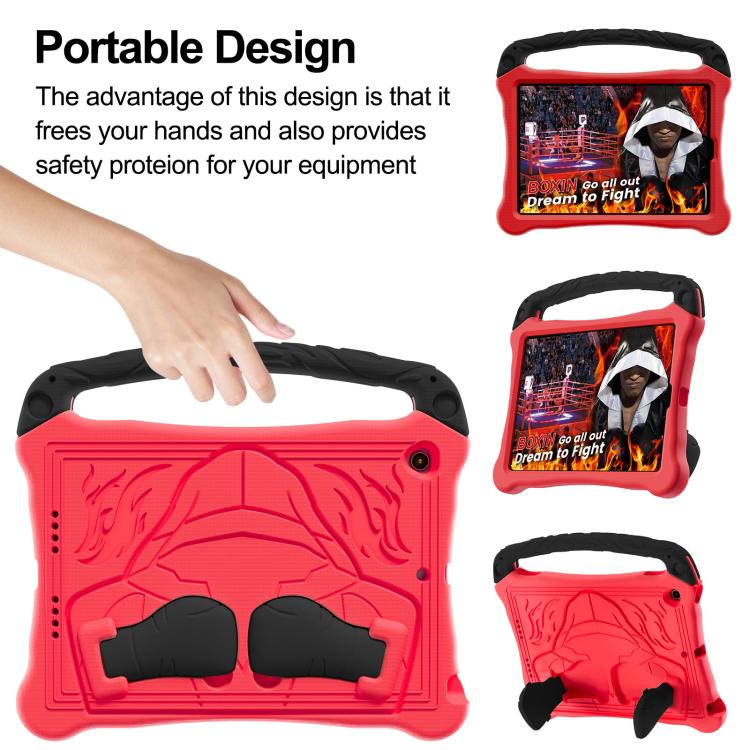 For iPad 10.5 2017 / Air 3 2019 Boxing Series Kickstand EVA Shockproof Tablet Case with Shoulder Strap