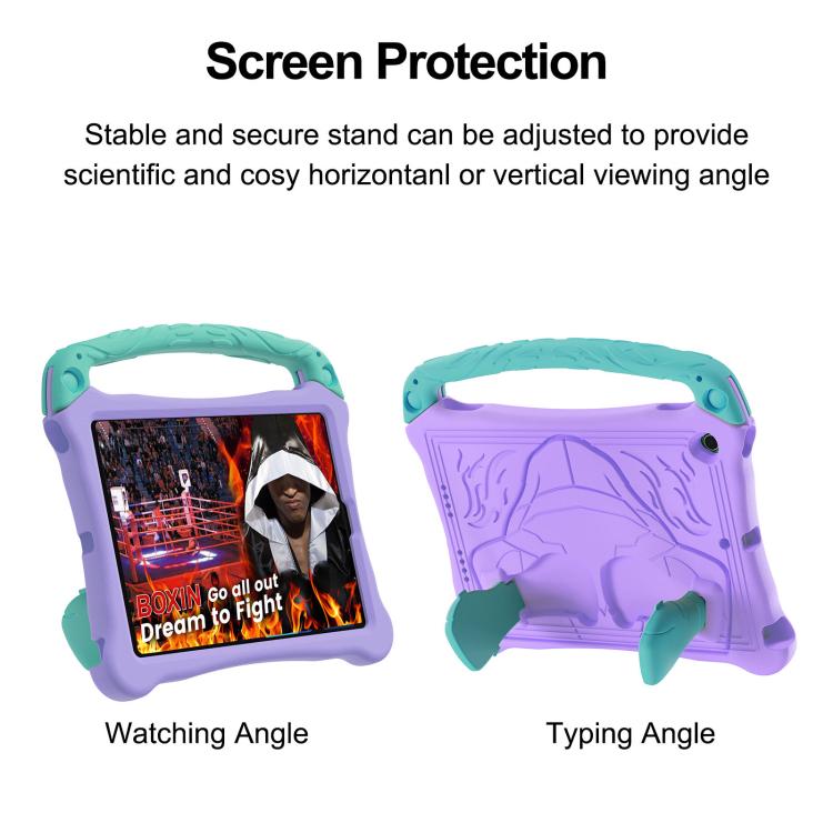 For iPad 10.5 2017 / Air 3 2019 Boxing Series Kickstand EVA Shockproof Tablet Case with Shoulder Strap