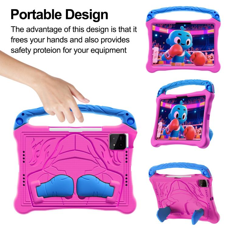For Xiaomi Pad 8 / 8 Pro  / Poco Pad X1 Boxing Series Kickstand EVA Shockproof Tablet Case with Shoulder Strap