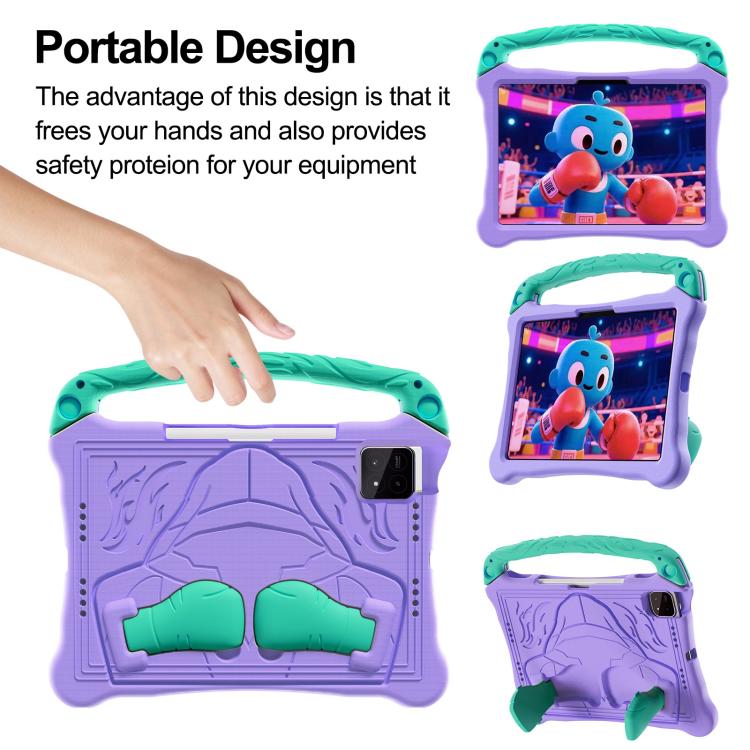 For Xiaomi Pad 8 / 8 Pro  / Poco Pad X1 Boxing Series Kickstand EVA Shockproof Tablet Case with Shoulder Strap