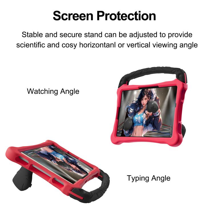 For Huawei MatePad SE 11 2024 Boxing Series Kickstand EVA Shockproof Tablet Case with Shoulder Strap