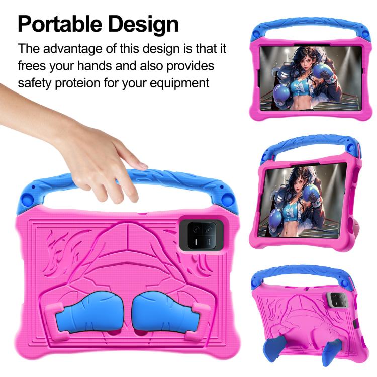 For Huawei MatePad SE 11 2024 Boxing Series Kickstand EVA Shockproof Tablet Case with Shoulder Strap
