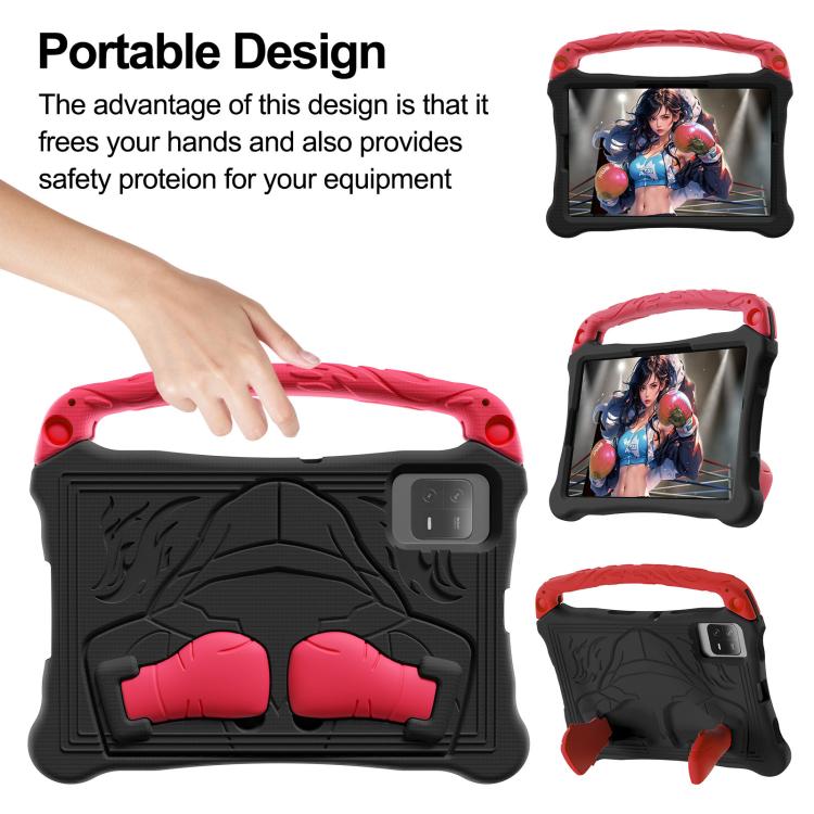 For Honor Pad X8b / X8a / X8a LTE Boxing Series Kickstand EVA Shockproof Tablet Case with Shoulder Strap