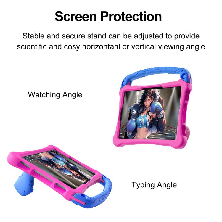 For Honor Pad X8b / X8a / X8a LTE Boxing Series Kickstand EVA Shockproof Tablet Case with Shoulder Strap