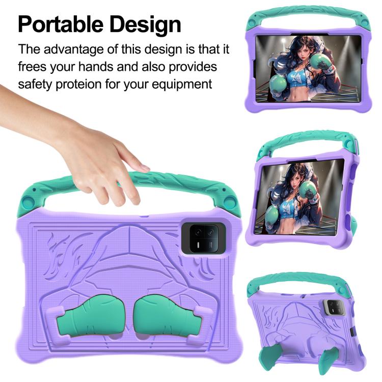 For Honor Pad X8b / X8a / X8a LTE Boxing Series Kickstand EVA Shockproof Tablet Case with Shoulder Strap