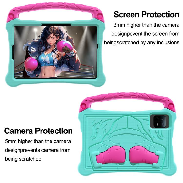 For Honor Tablet V7 11 inch Boxing Series Kickstand EVA Shockproof Tablet Case with Shoulder Strap