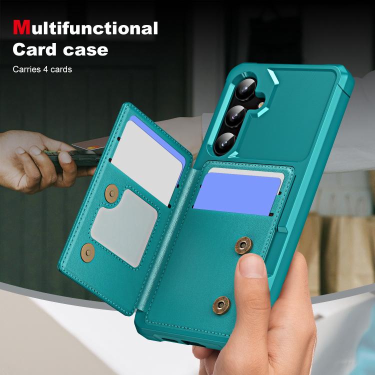 For Samsung Galaxy A35 5G Horizontal Flip Card Bag Holder Leather Phone Case