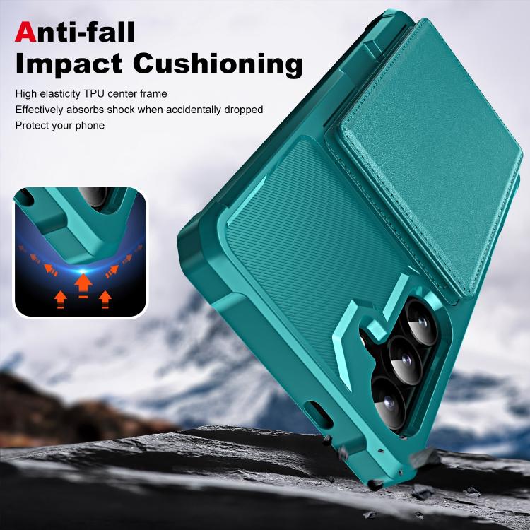 For Samsung Galaxy A35 5G Horizontal Flip Card Bag Holder Leather Phone Case