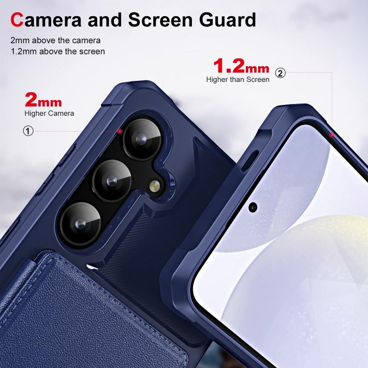 For Samsung Galaxy A35 5G Horizontal Flip Card Bag Holder Leather Phone Case