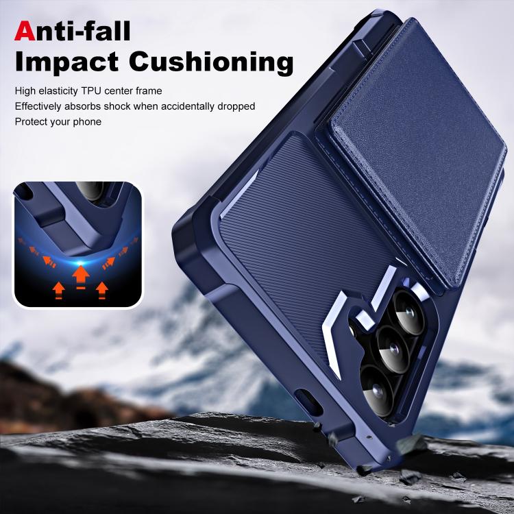 For Samsung Galaxy A35 5G Horizontal Flip Card Bag Holder Leather Phone Case