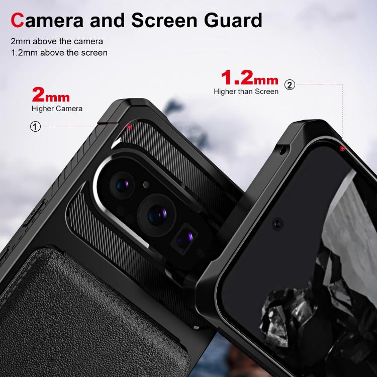 For Google Pixel 9 / 9 Pro Vertical Flip Card Bag Holder Leather Phone Case