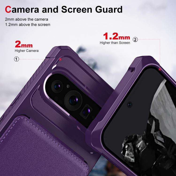 For Google Pixel 9 / 9 Pro Vertical Flip Card Bag Holder Leather Phone Case
