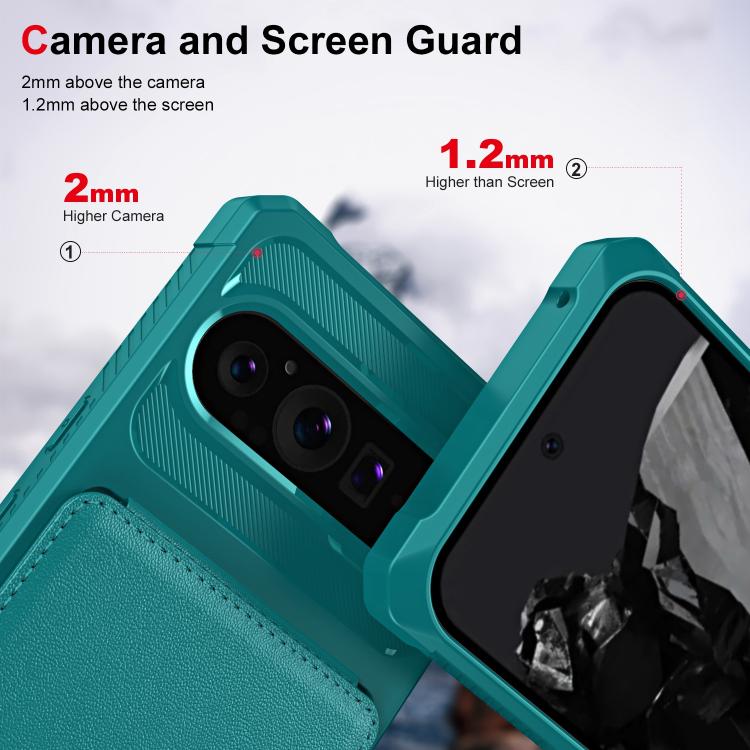For Google Pixel 9 / 9 Pro Vertical Flip Card Bag Holder Leather Phone Case