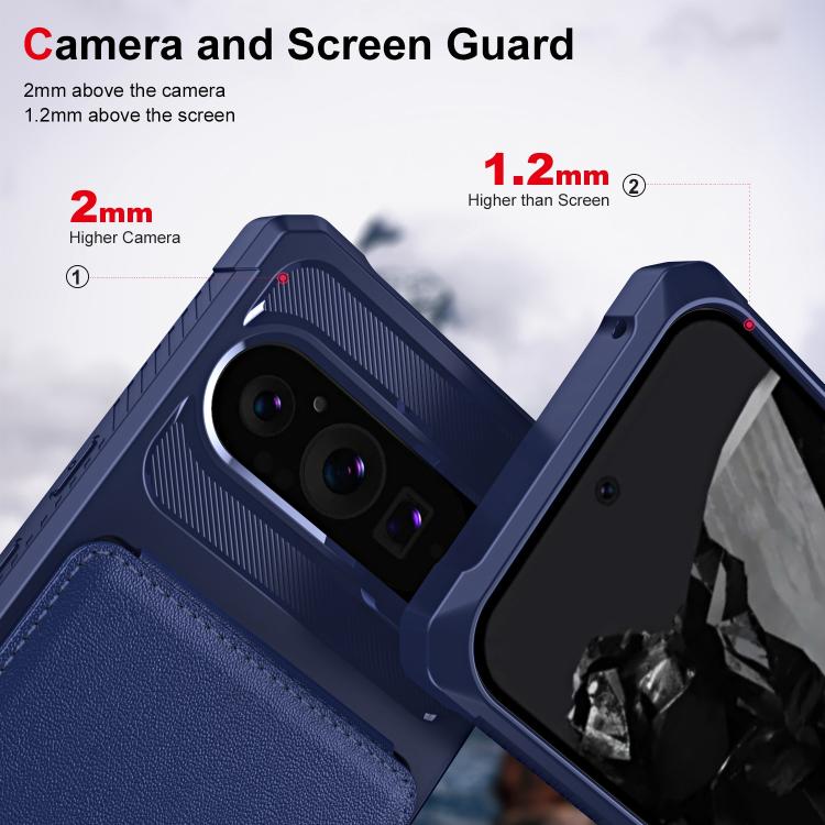 For Google Pixel 9 / 9 Pro Vertical Flip Card Bag Holder Leather Phone Case