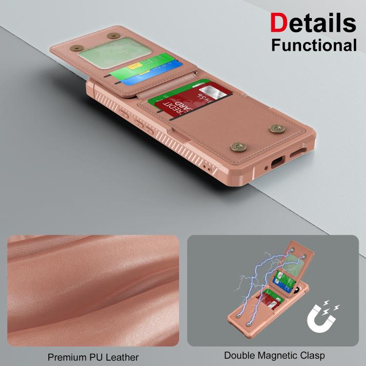 For Google Pixel 9 Pro XL Vertical Flip Card Bag Holder Leather Phone Case