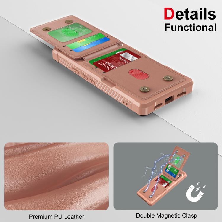 For Google Pixel 8 Vertical Flip Card Bag Holder Leather Phone Case