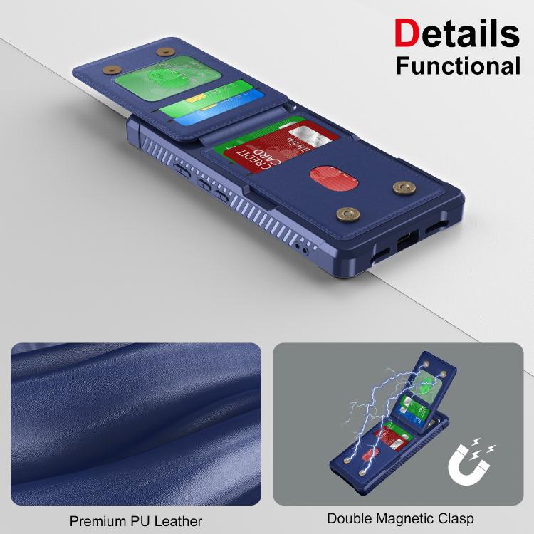 For Google Pixel 8 Vertical Flip Card Bag Holder Leather Phone Case
