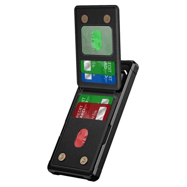For Google Pixel 7 Vertical Flip Card Bag Holder Leather Phone Case