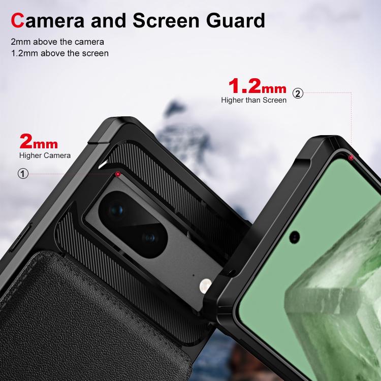 For Google Pixel 7 Vertical Flip Card Bag Holder Leather Phone Case