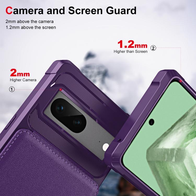 For Google Pixel 7 Vertical Flip Card Bag Holder Leather Phone Case