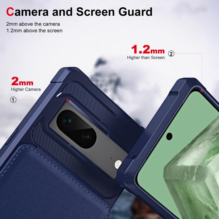 For Google Pixel 7 Vertical Flip Card Bag Holder Leather Phone Case