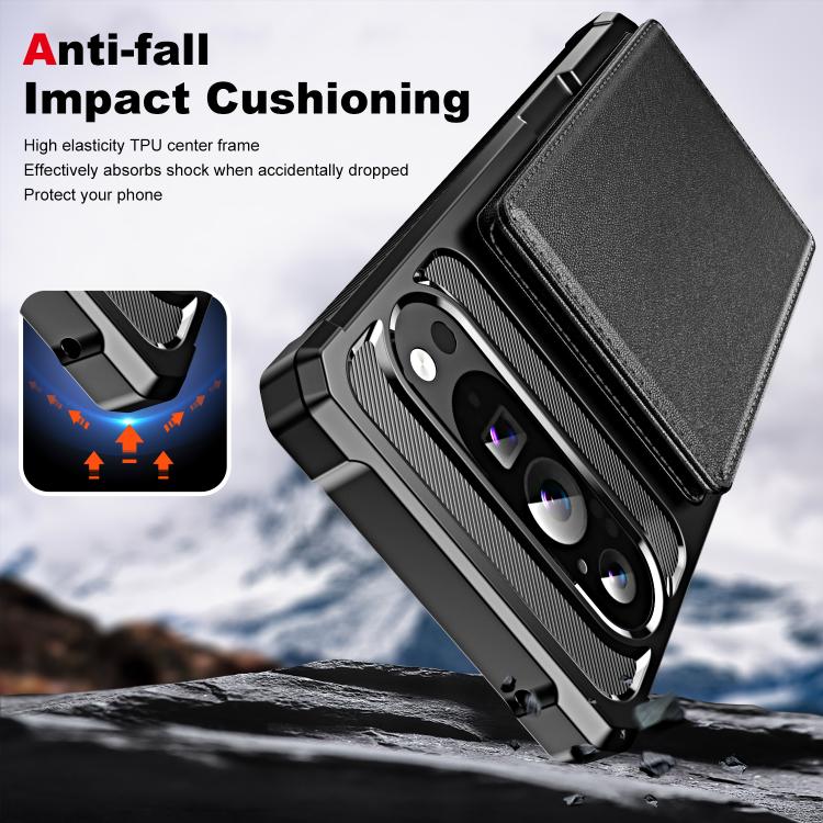 For Google Pixel 9 Pro XL Horizontal Flip Card Bag Holder Leather Phone Case