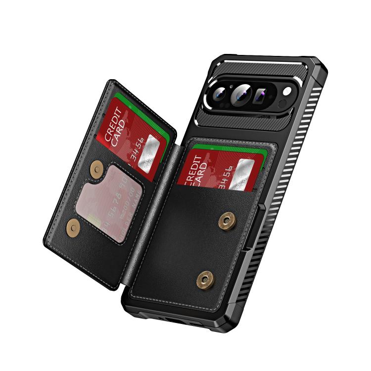 For Google Pixel 9 / 9 Pro Horizontal Flip Card Bag Holder Leather Phone Case