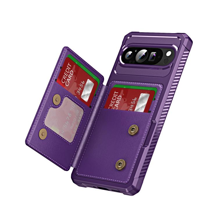 For Google Pixel 9 / 9 Pro Horizontal Flip Card Bag Holder Leather Phone Case