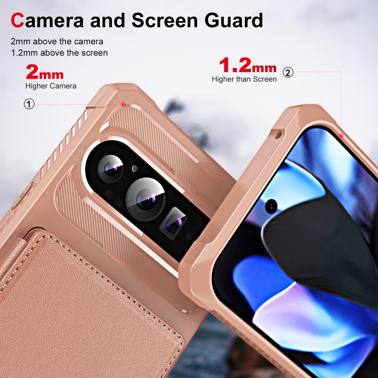 For Google Pixel 9 / 9 Pro Horizontal Flip Card Bag Holder Leather Phone Case