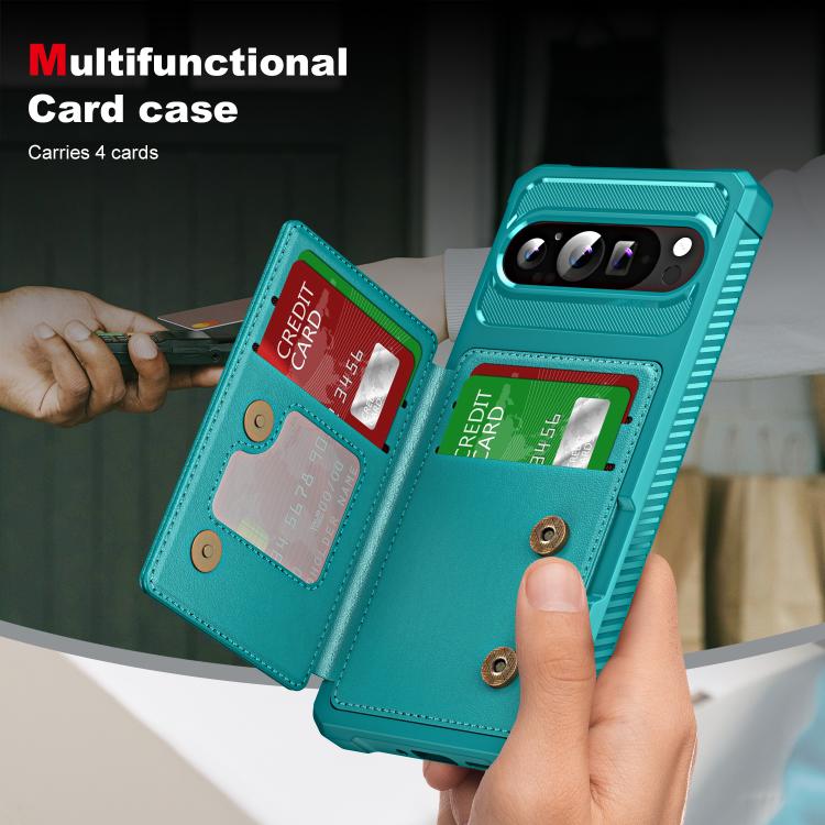 For Google Pixel 9 / 9 Pro Horizontal Flip Card Bag Holder Leather Phone Case