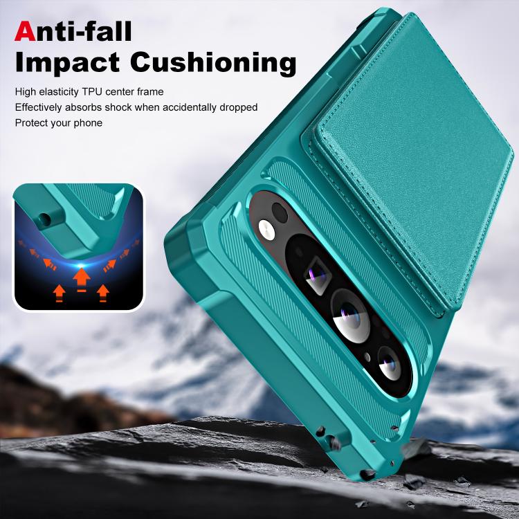 For Google Pixel 9 / 9 Pro Horizontal Flip Card Bag Holder Leather Phone Case