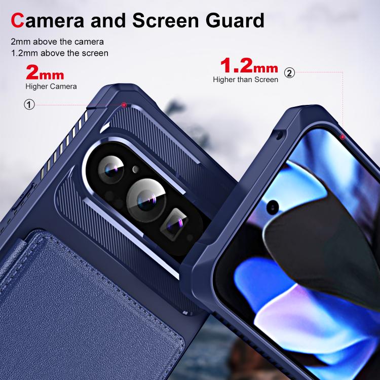 For Google Pixel 9 / 9 Pro Horizontal Flip Card Bag Holder Leather Phone Case