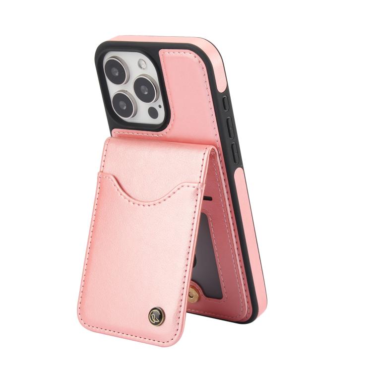 For iPhone 13 Pro AwQuer Vertical Flip Card Bag Holder Leather Phone Case
