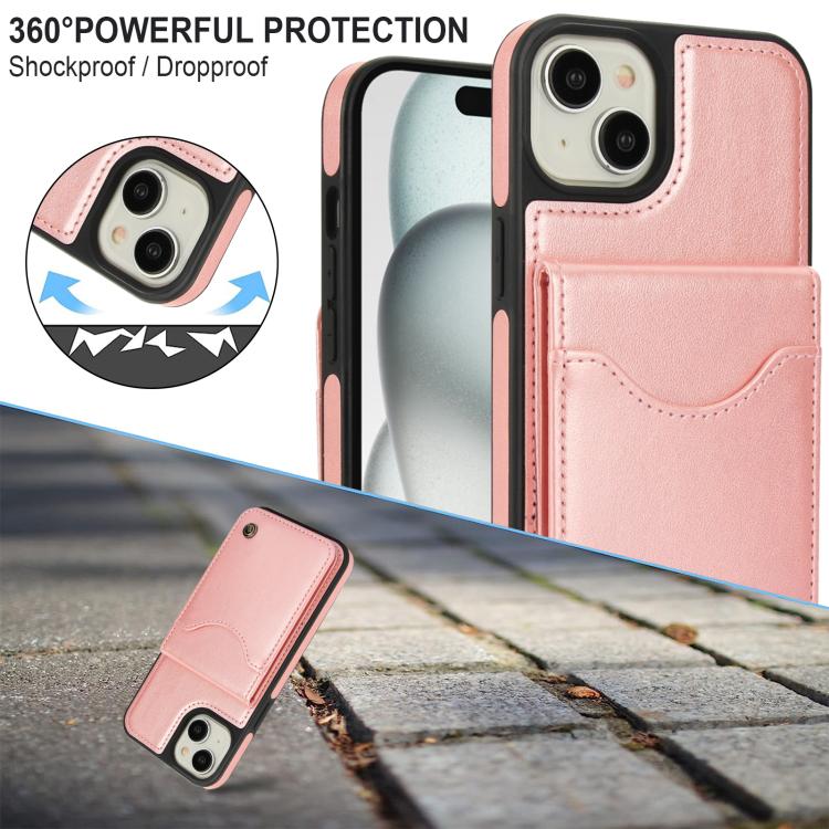 For iPhone 12 / 12 Pro AwQuer Vertical Flip Card Bag Holder Leather Phone Case