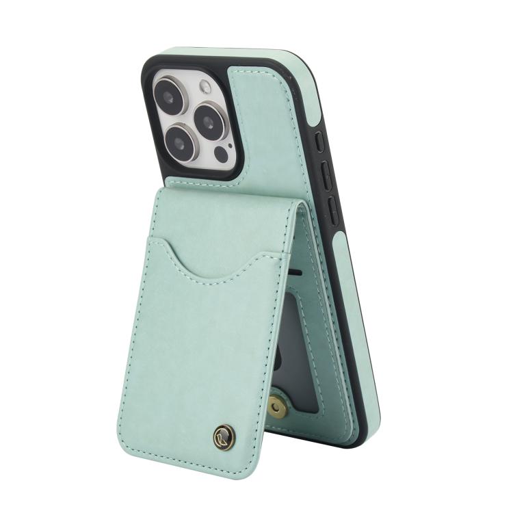 For iPhone 11 Pro AwQuer Vertical Flip Card Bag Holder Leather Phone Case
