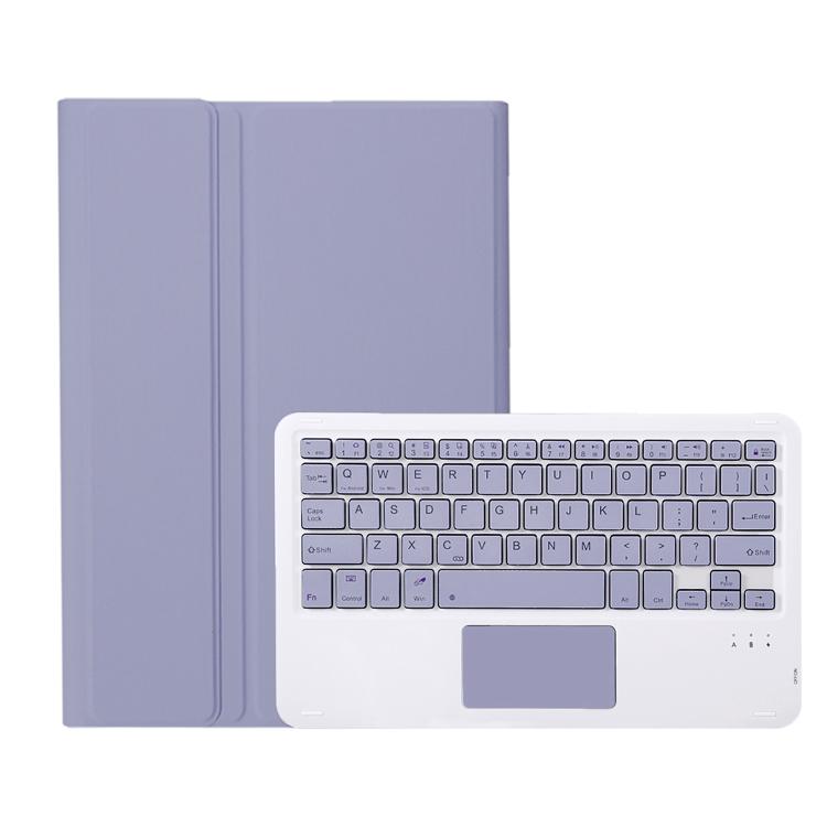 For Honor Pad V9 AH27-A Ultra-thin Detachable Bluetooth Keyboard Leather Tablet Case with Touchpad